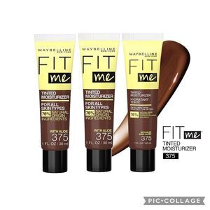 Lot of 3 375 Maybelline Fit Me Tinted Moisturizer + Aloe